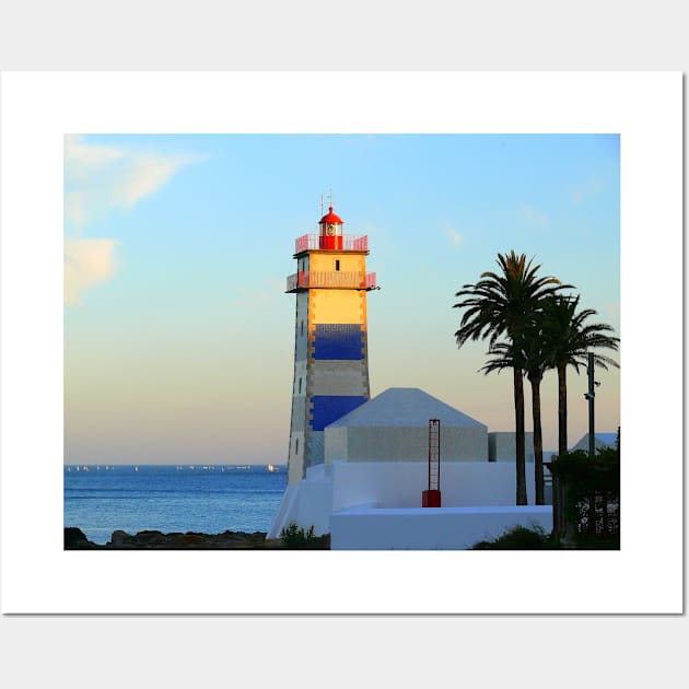 Cascais Lighthouse Wall Art by terezadelpilar